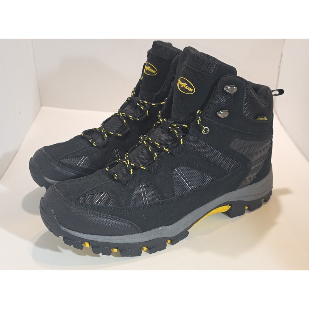 GOODYEAR TETON MEN'S OUTDOOR HIKER WORK BOOTS SIZE 13 BLACK NEW